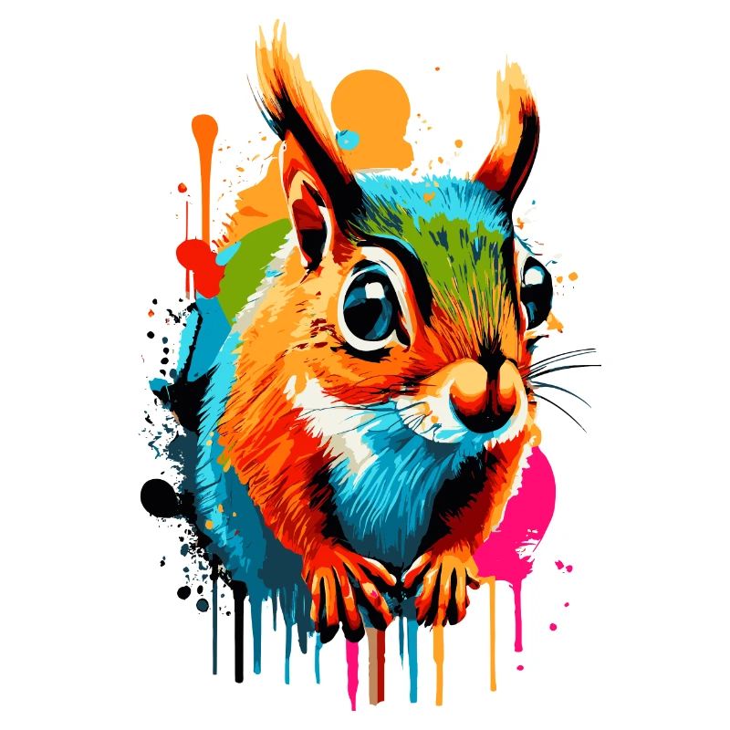 Eichhörnchen Sciurus - Squirrel Farbenfroh