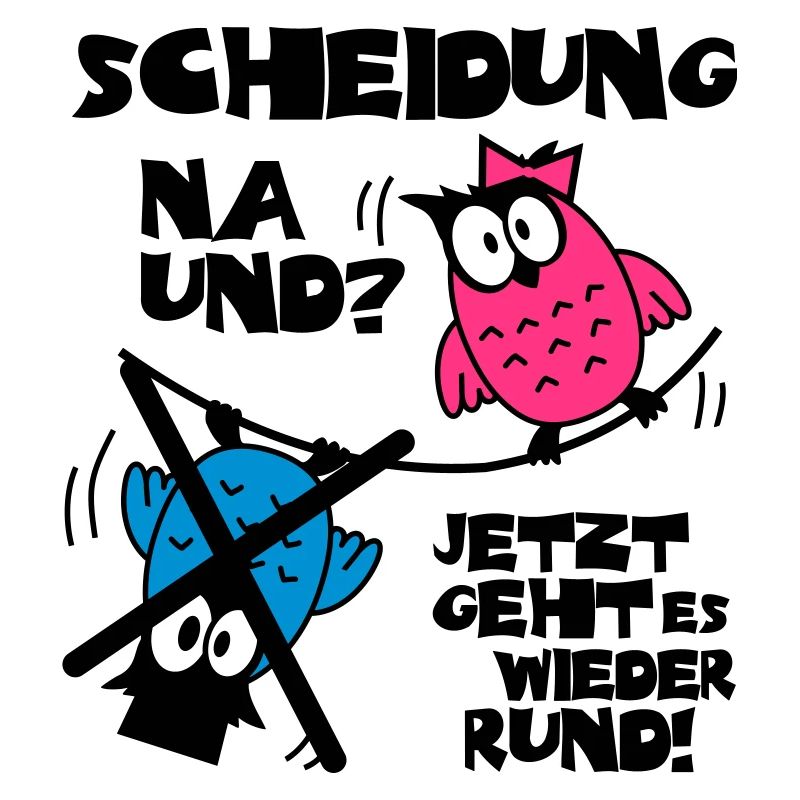 Scheidung na und - Brauteule mit Bräutigam X