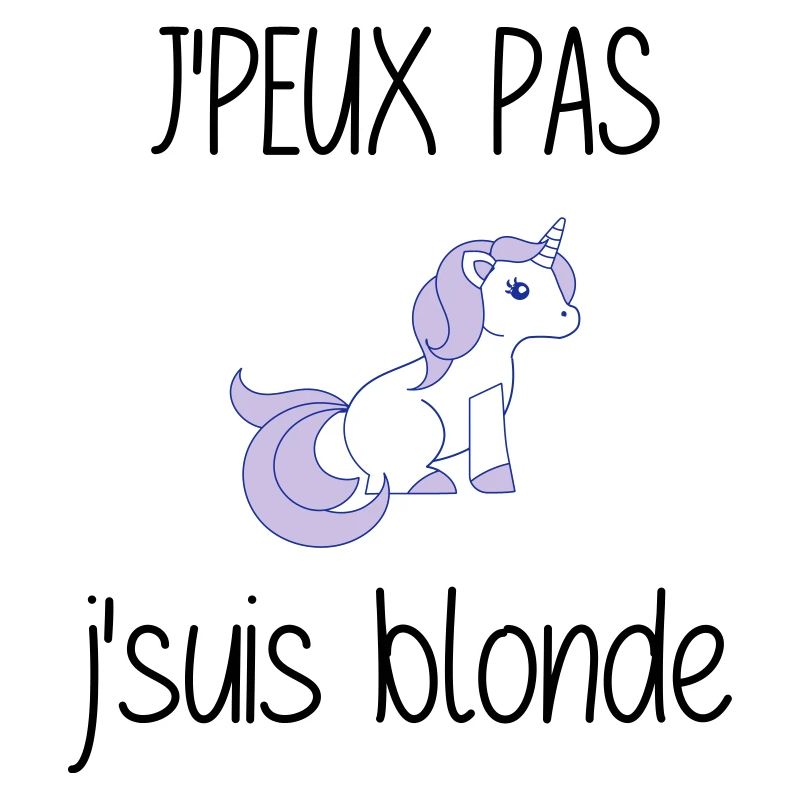 j'peux pas j'suis blonde