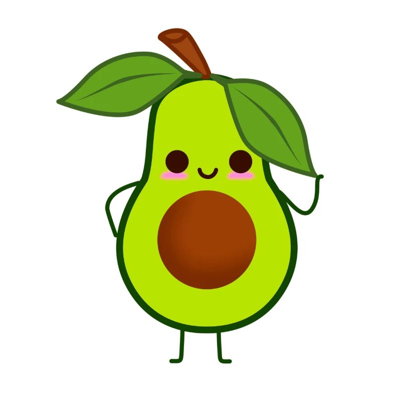 Avocado Männchen
