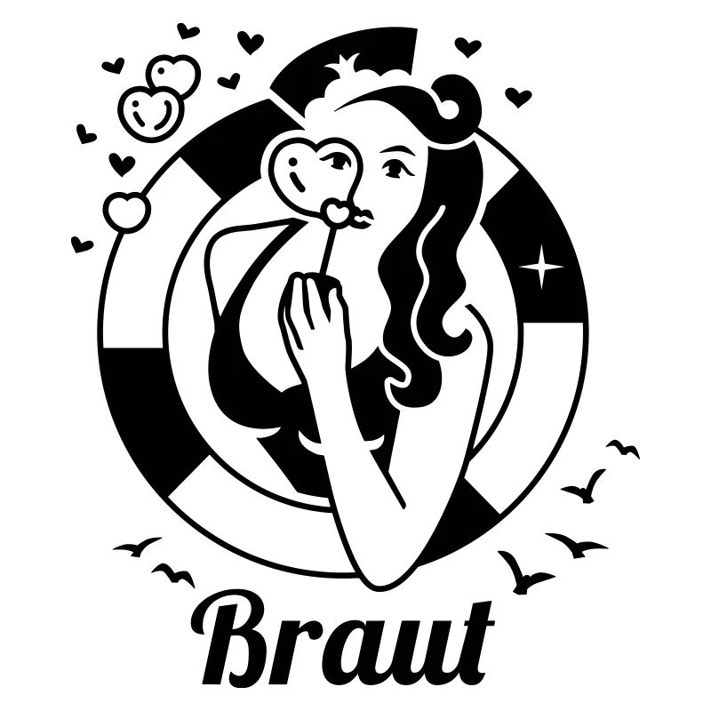 Braut - Crew - Team - maritim - JGA - Hochzeit -1C