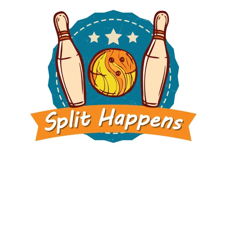 Split Happens Tee Bowling Bowler Tee