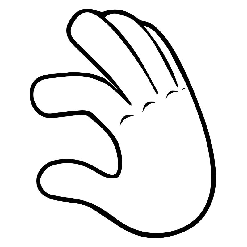 Hand Low | Black/White