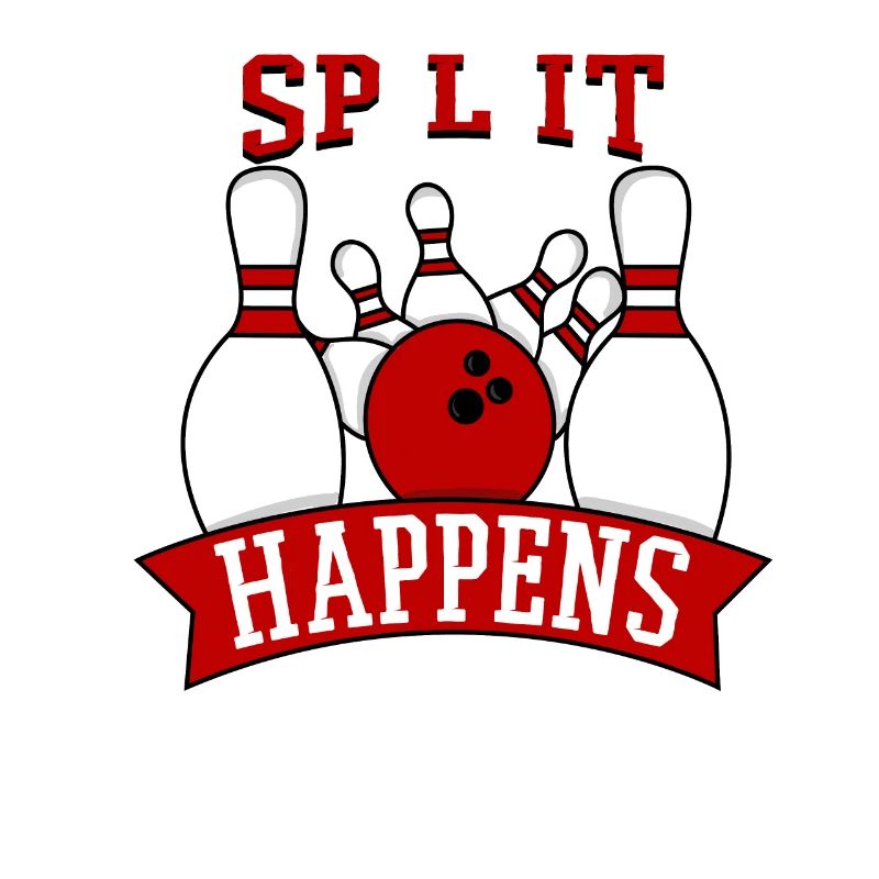 Split Happens Bowling Bowler Bowlingteam Geschenk