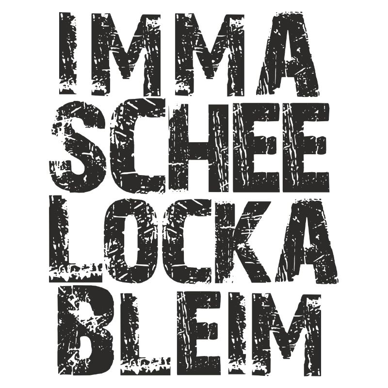 imma schee locka bleim