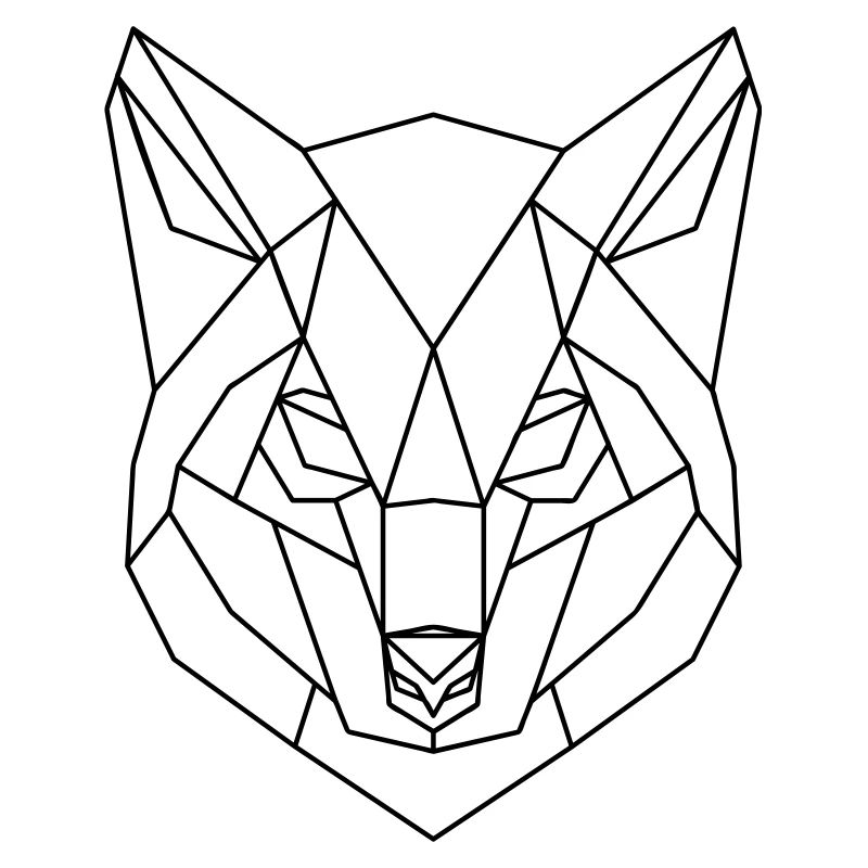 Loup 3D Low Wolf Wolf Polygon Wolf Low 3D
