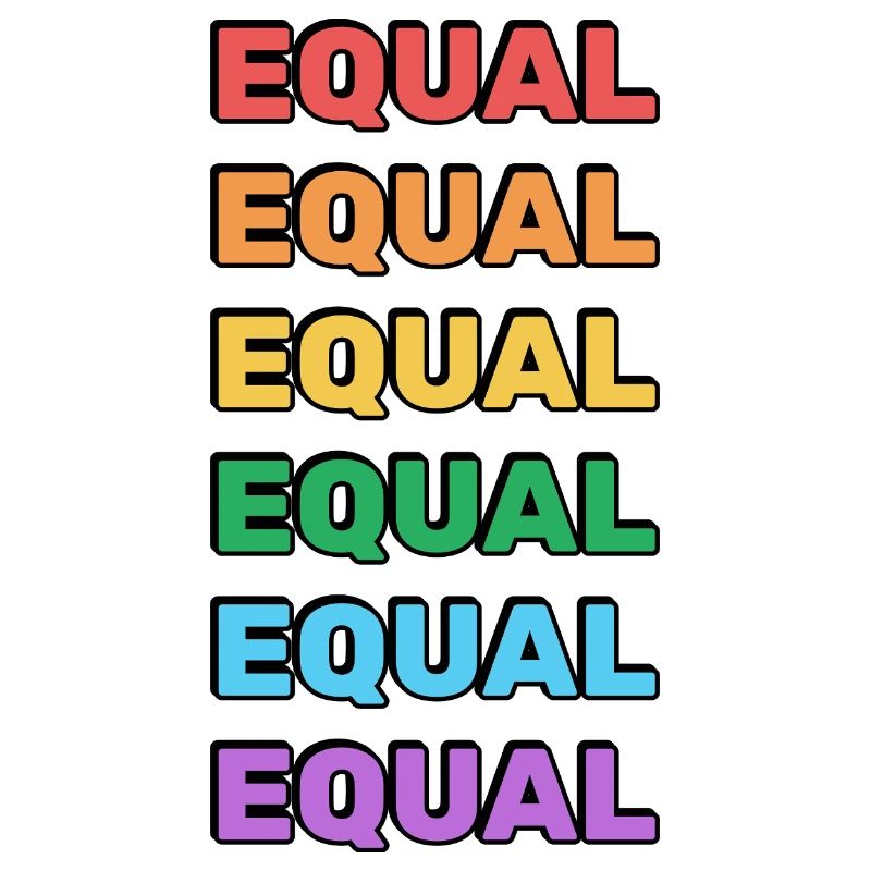 LGBTQ+ Equality Rainbow Pride Merch