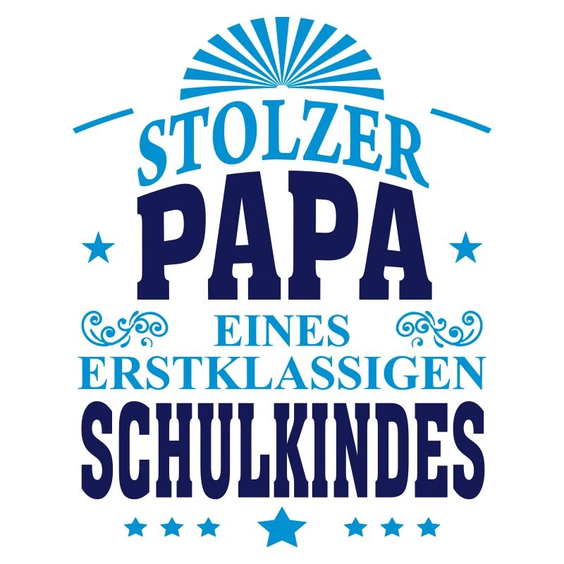 Einschulung oder Schulkind Shirt für den Vater