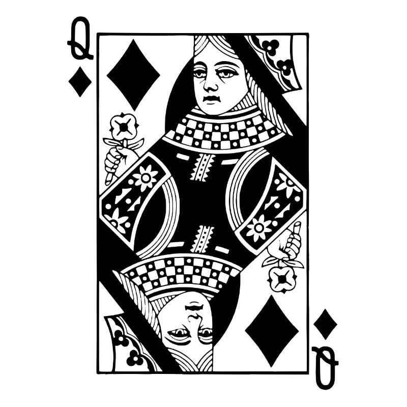 Check Queen card game