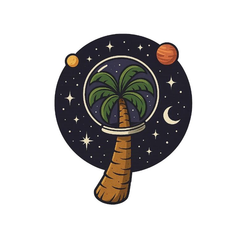 Palmier dans l’espace