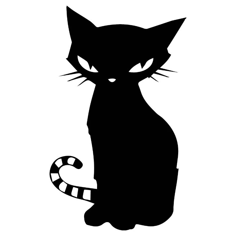 Schwarze Katze