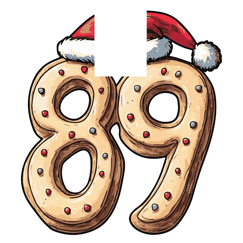 Biscuit de Noël à 89 chiffres