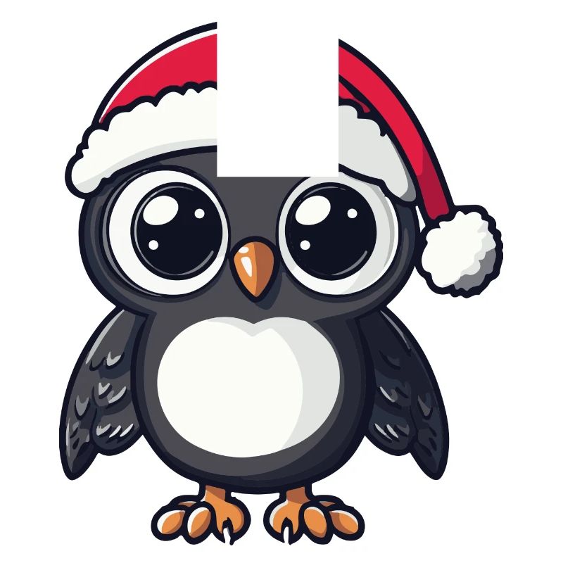 Eule Weihnachten