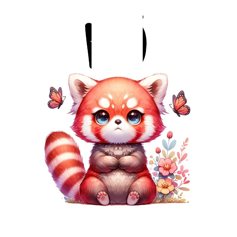Red Panda Funny Saying Nope Fire Fox