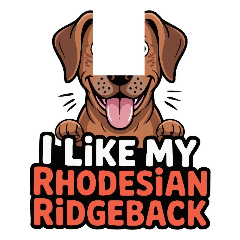 J’aime mon Rhodesian Ridgeback Hundeliebe