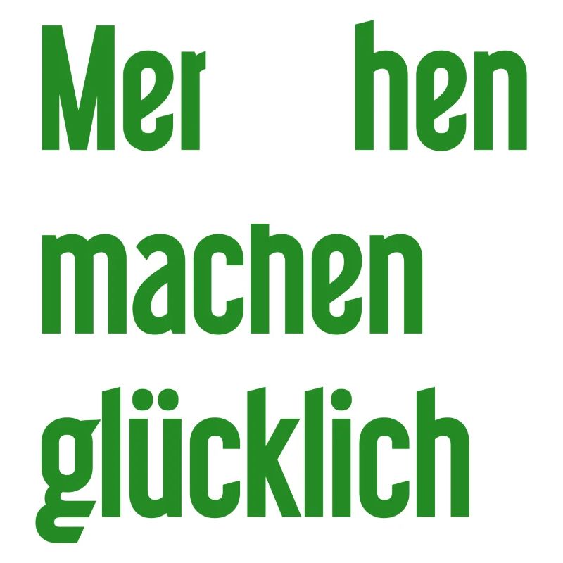 Menschen machen glücklich – Positives Statement