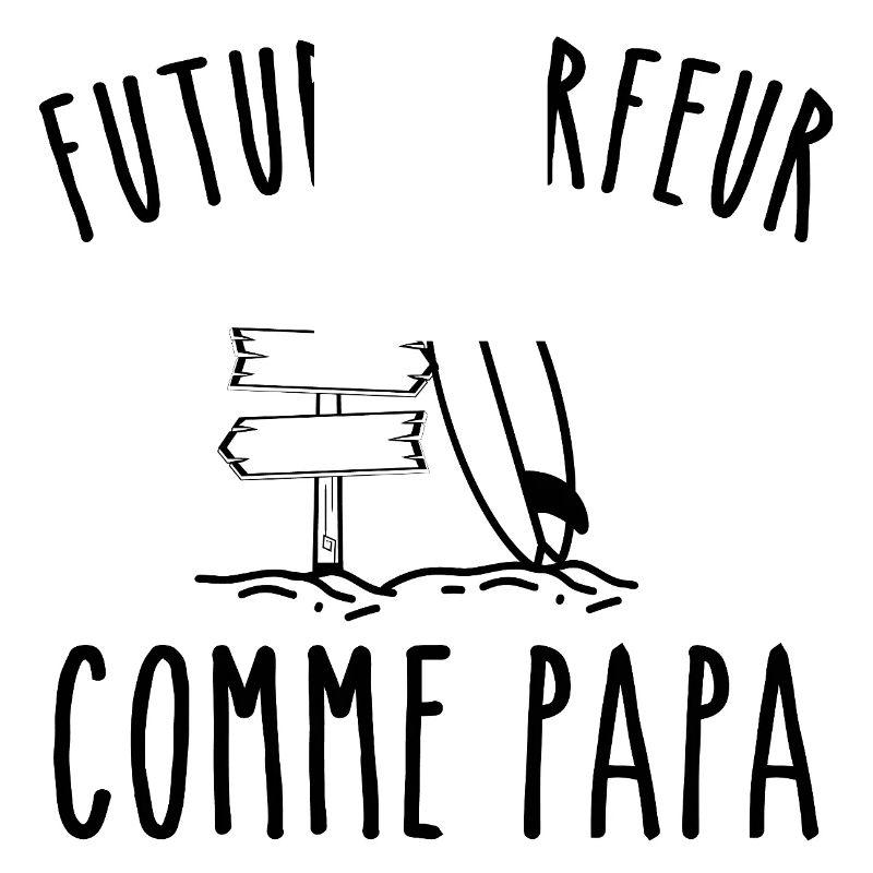 futur surfeur comme papa
