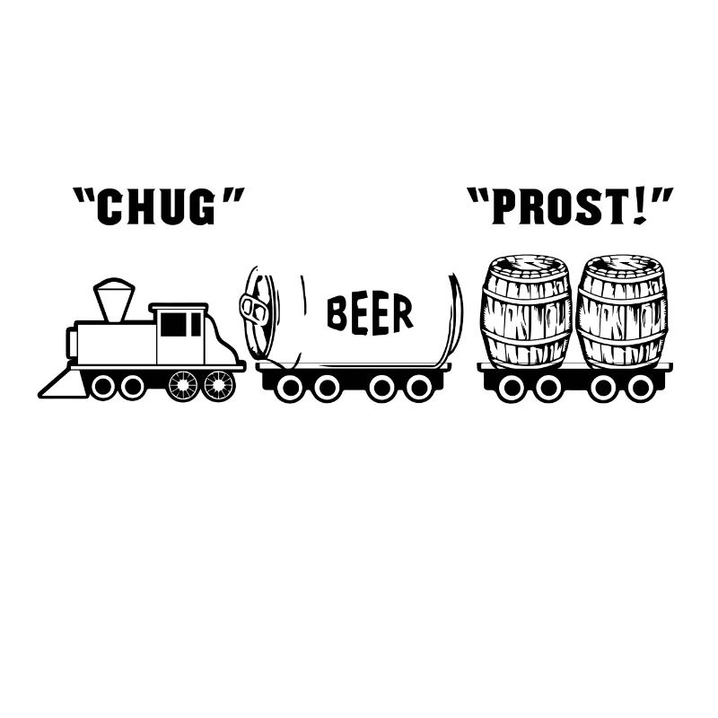 Chug Gulp Prost - Train de bière du train à bière