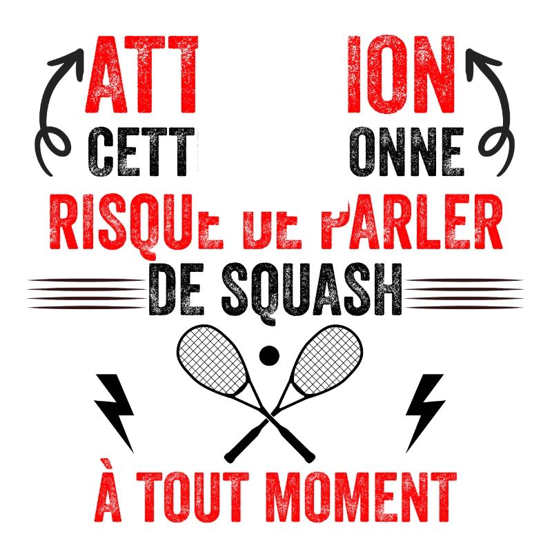 Squash idée cadeau Squash Attention SQUASH