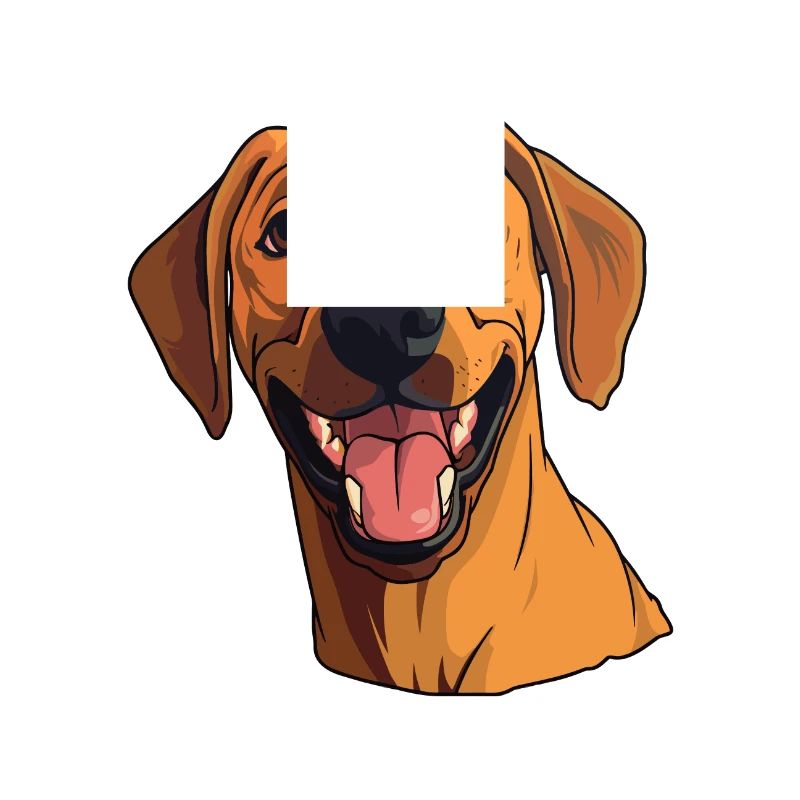 Rhodesian Ridgeback Hunderasse Aquarell Karikatur K
