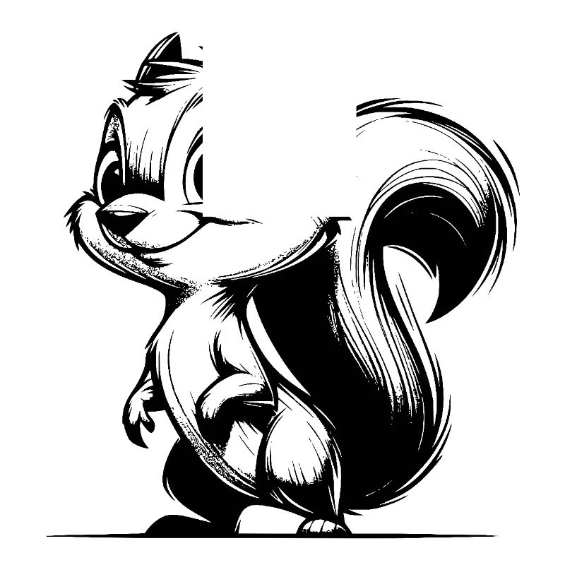 Petit bébé écureuil souriant