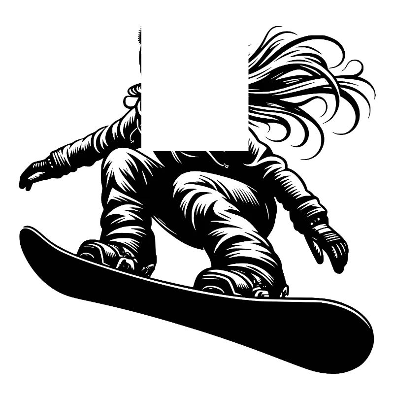 Snowboardeuse Cool Snowboard Design