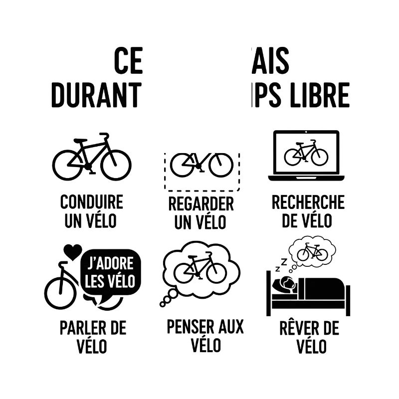 Ce que je fais durant mon temps libre velo