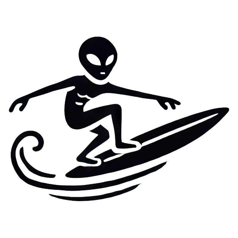 Alien Surfer Surf Planche de surf Surf d’été