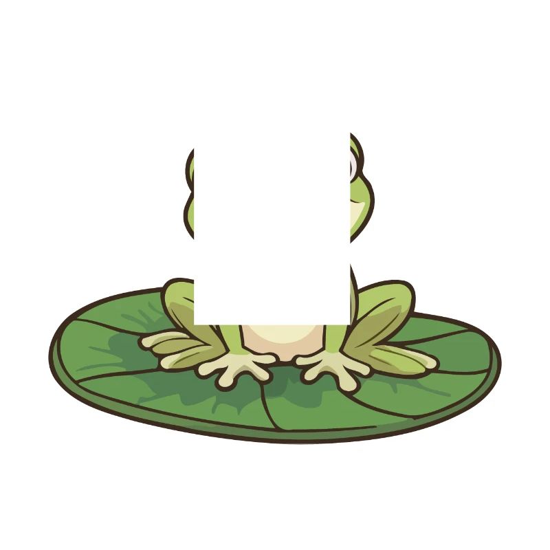 Froschkönig auf Seerose