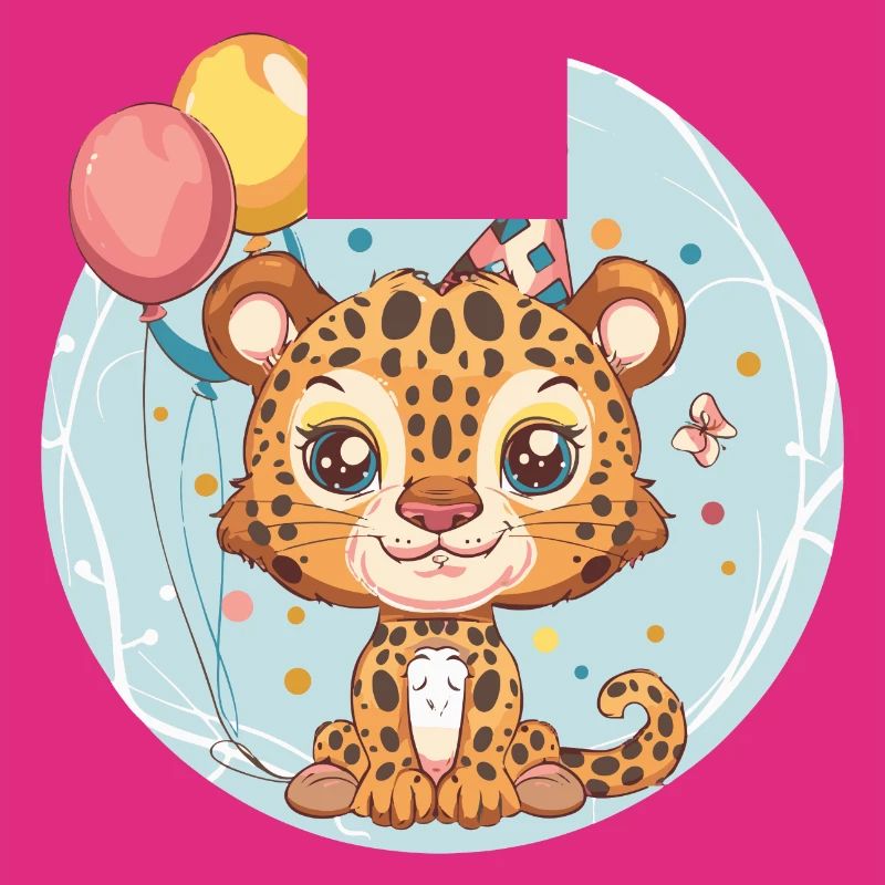 Bébé d’anniversaire léopard