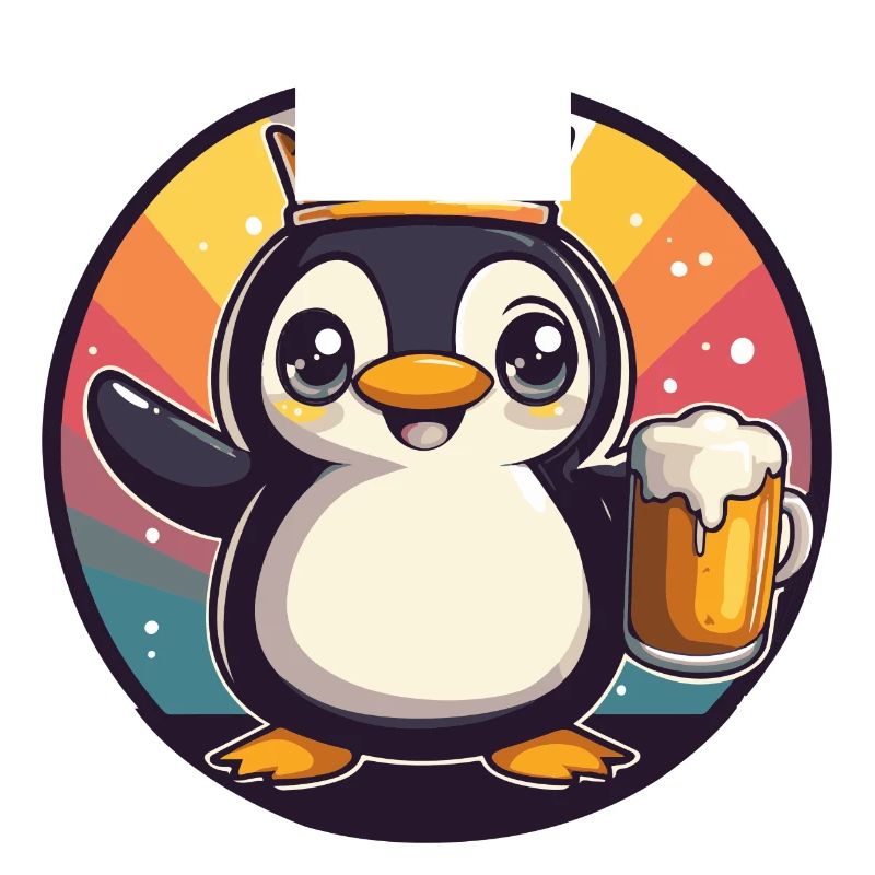 Pinguin Bier Comic