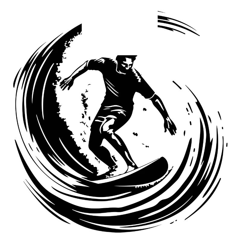 Surfer Silhouette