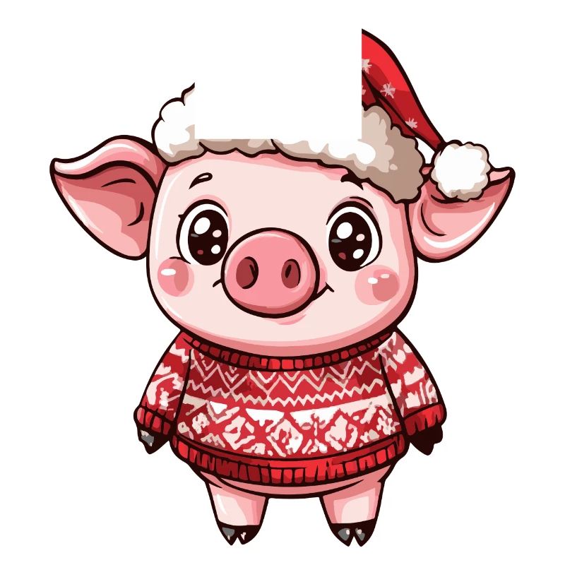 Pig Christmas Comic