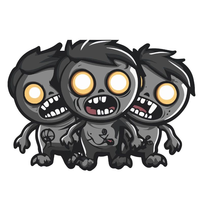 Zombies Halloween Mignon Bébé