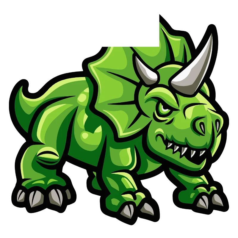 Dinosaur triceratops Comic
