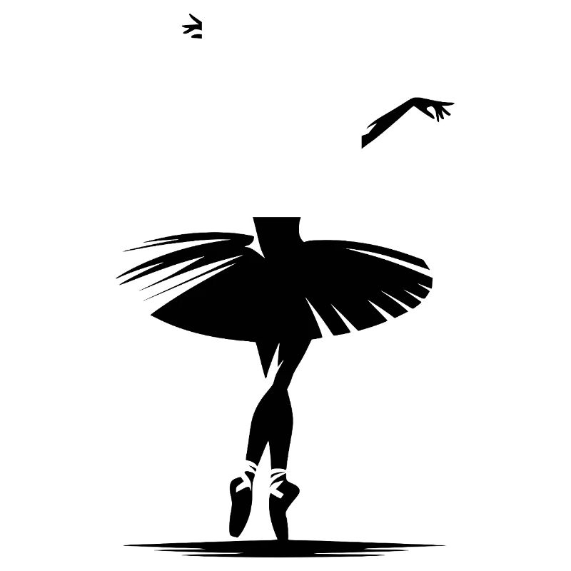 Dancer with elegance and classical dance pose