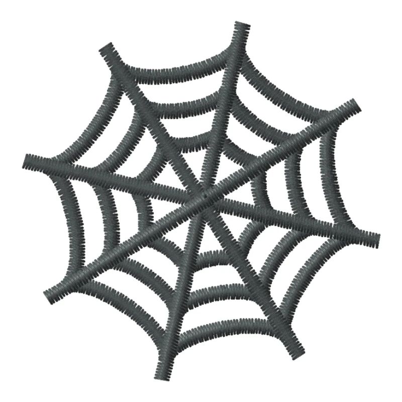 Toile d’araignée brodée