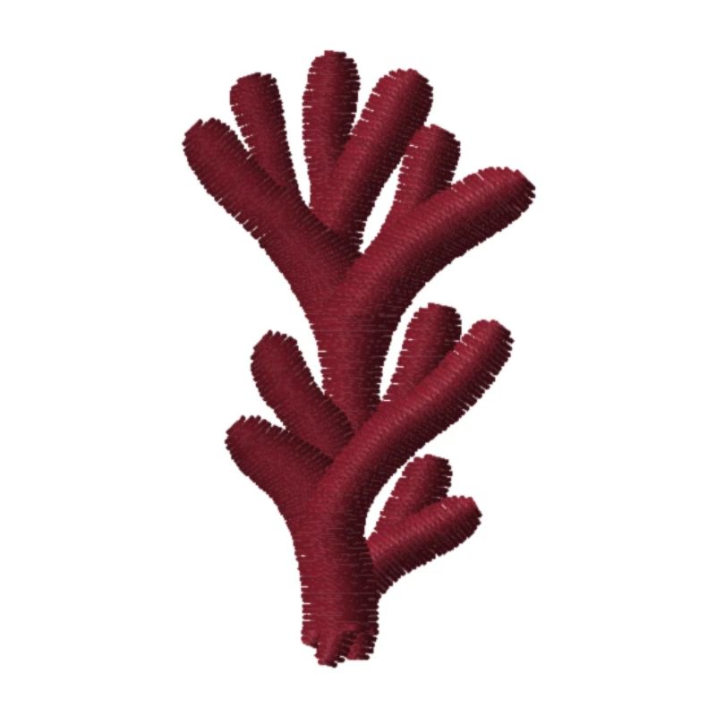 Corail brodé