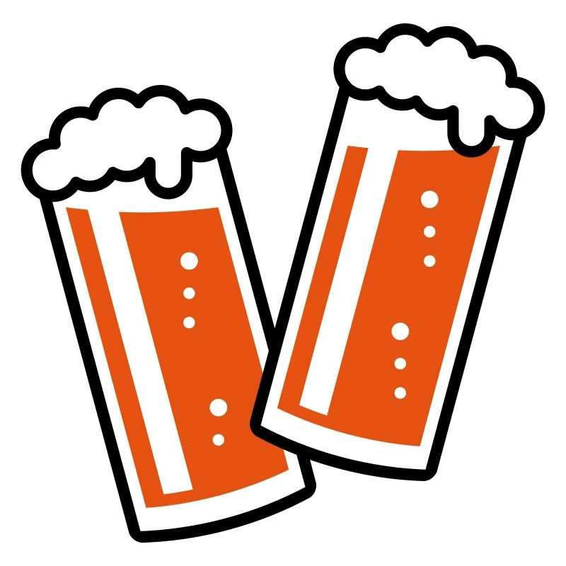 2 Altbier glasses toast (beer / Altbier / 2C)