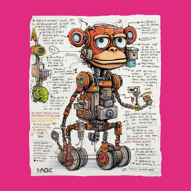La structure du singe robotique