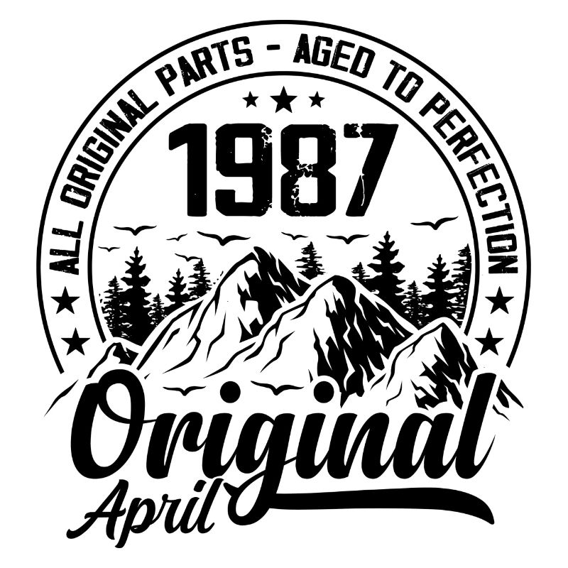 1987 April Original: 37 Years Anniversary Gift