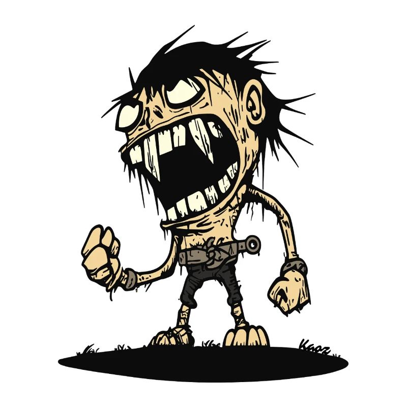 Hungry angry caveman