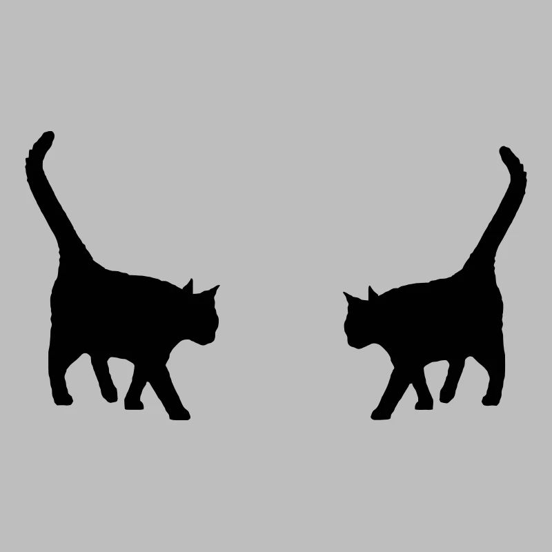 deux chats noirs