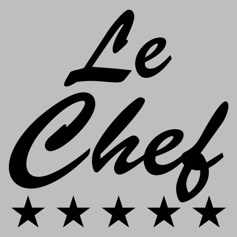 Le Chef Star Chef Logo Chef Texte Star Chef