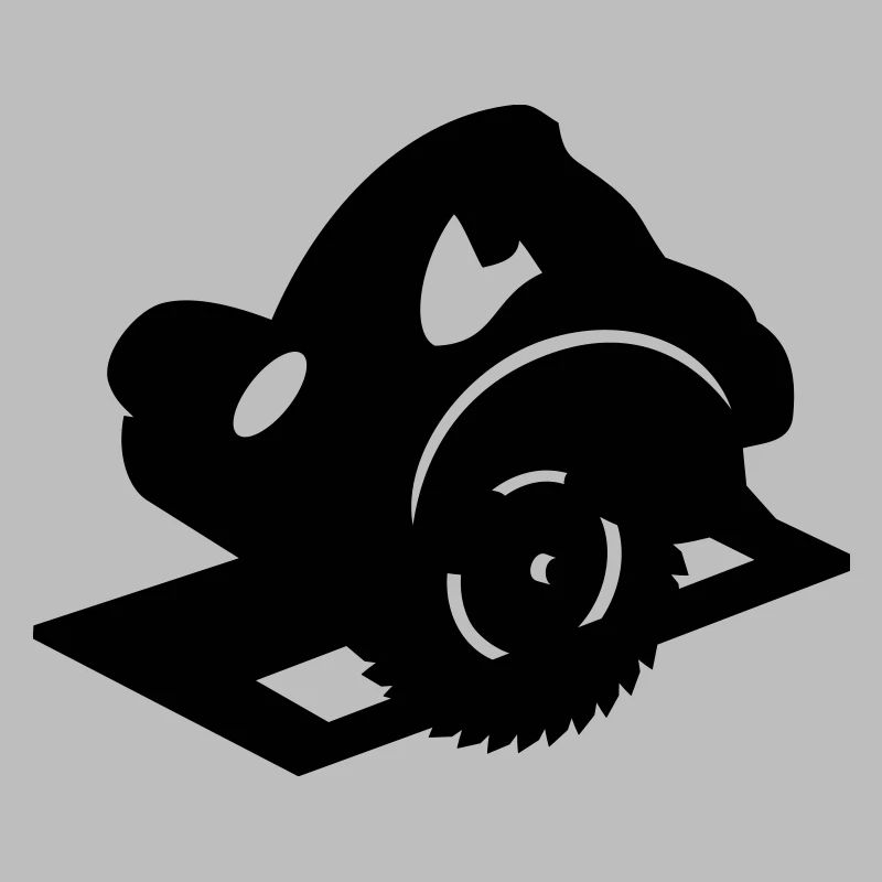 Saw Shadow - 1 color vector