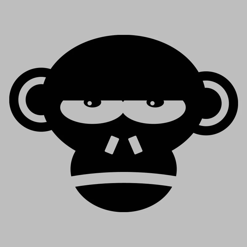 Grumpy Monkey Face Monkey Gift Gift Idea