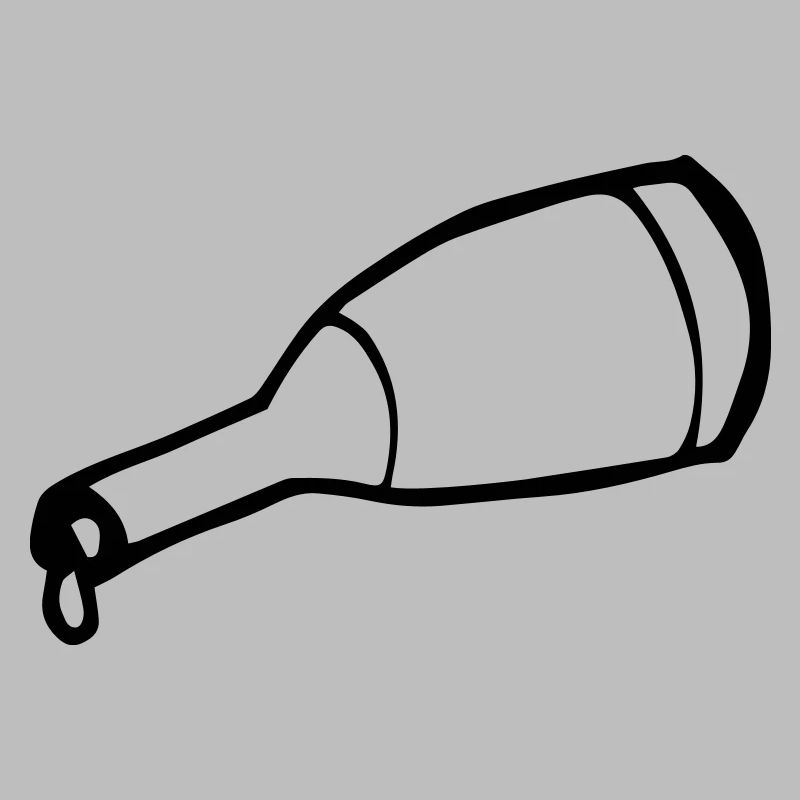 Flasche, ausgießen, Wein einschenken