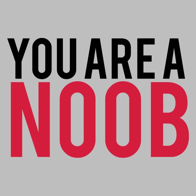 Vous êtes un Noob Logo
