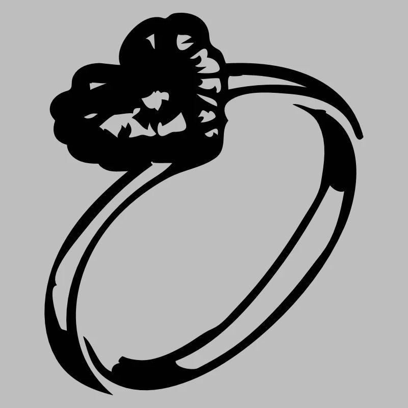 Heart diamond ring