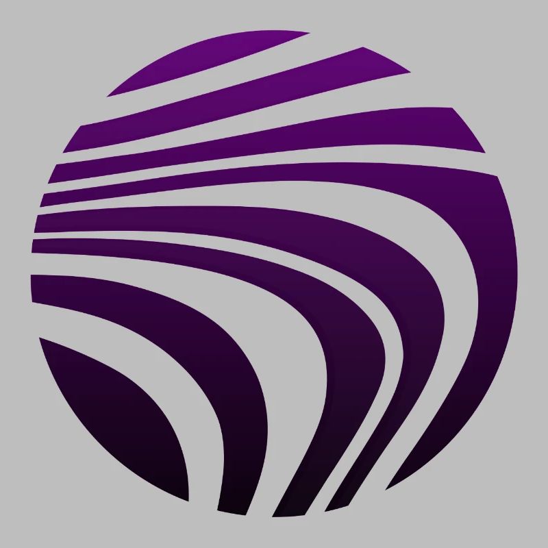 Psychedelic Pattern Violet Gradient